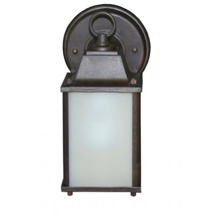 1 LightExterior Light Wall Mount-in Brown